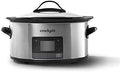 Programmable Crock-Pot MyTime 6 Quart Programmable Slow Cooker S08D - Stainless Steel Slow Cooker with Locking Lid - Default Title
