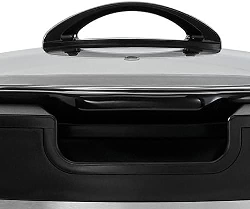 Digital Control Crock-Pot Thermoshield 6 Quart Slow Cooker with Carry Handles S12S - Large Capacity Electric Stew Pot & Slow Cooker Detail