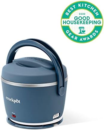 Portable Electric Crock-Pot Electric Lunch Box Food Warmer 20oz – Faded Blue S22V - Portable Electric Lunch Box Food Warmer Detail