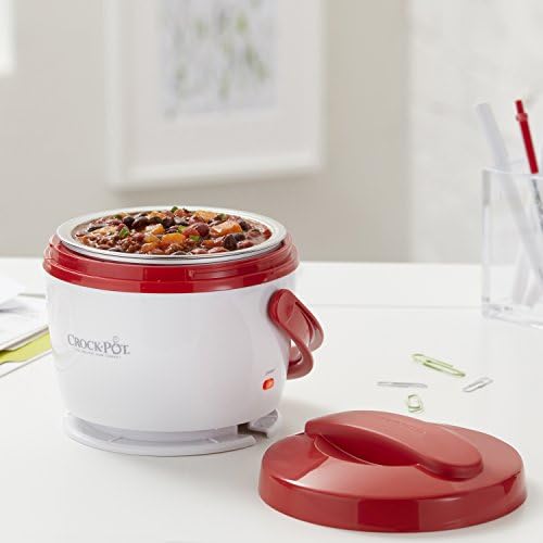 Leak-Proof Crock-Pot Portable Lunch Food Warmer – Red S04M - Leak-Proof Heated Bento Box Lunch Warmer Detail