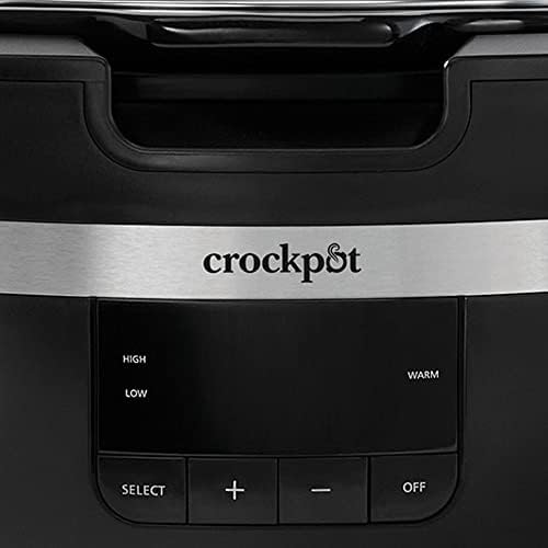 Digital Control Crock-Pot Thermoshield 6 Quart Slow Cooker with Carry Handles S12S - Large Capacity Electric Stew Pot & Slow Cooker Detail