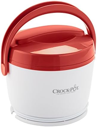 Leak-Proof Crock-Pot Portable Lunch Food Warmer – Red S04M - Leak-Proof Heated Bento Box Lunch Warmer - Red