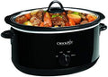 Triple-Insulated Crock-Pot 8 Quart Manual Slow Cooker – Black S10Q - Stainless Steel Slow Cooker with Locking Lid - 8 Quarts Black