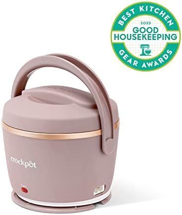 Mini Personal Crock-Pot Electric Lunch Box Food Warmer 20oz – Blush Pink S18G - Self-Heating Lunch Box for Office and Car Travel Detail