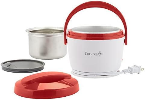 Leak-Proof Crock-Pot Portable Lunch Food Warmer – Red S04M - Leak-Proof Heated Bento Box Lunch Warmer Detail
