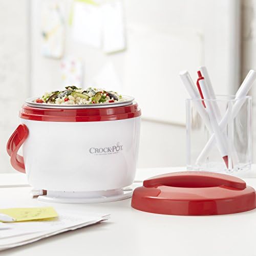 Leak-Proof Crock-Pot Portable Lunch Food Warmer – Red S04M - Leak-Proof Heated Bento Box Lunch Warmer Detail