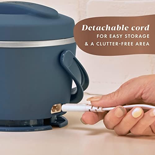 Portable Electric Crock-Pot Electric Lunch Box Food Warmer 20oz – Faded Blue S22V - Portable Electric Lunch Box Food Warmer Detail