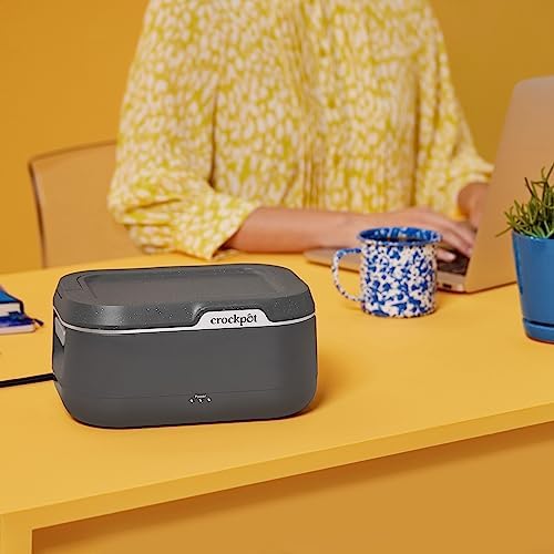 Portable Electric Crock-Pot Portable Electric Lunch Box Food Warmer 28oz S14W - Mini Personal Food Warmer for Healthy Meal Prep Detail