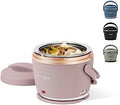 Mini Personal Crock-Pot Electric Lunch Box Food Warmer 20oz – Blush Pink S18G - Self-Heating Lunch Box for Office and Car Travel - Blush Pink