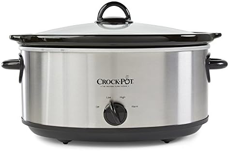 Programmable Crock-Pot 7 Quart Oval Manual Slow Cooker – Stainless Steel S29K - Stainless Steel Slow Cooker with Locking Lid Detail
