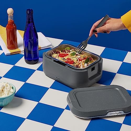 Portable Electric Crock-Pot Portable Electric Lunch Box Food Warmer 28oz S14W - Mini Personal Food Warmer for Healthy Meal Prep Detail