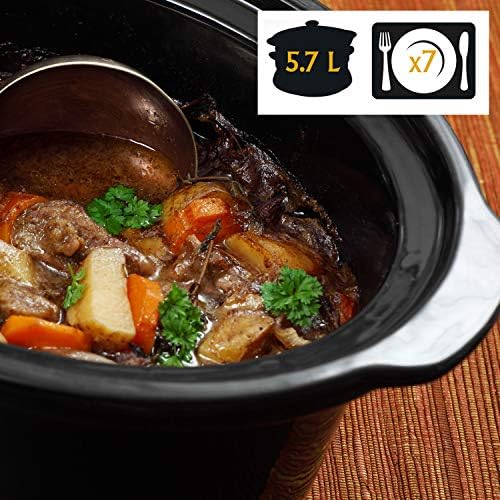 Programmable Crock-Pot Cook & Carry 6 Quart Portable Slow Cooker S07N - Digital Crock Pot Slow Cooker for Family Meals Detail